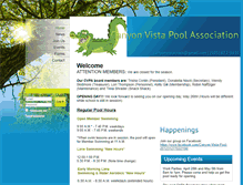 Tablet Screenshot of canyonvistapool.org